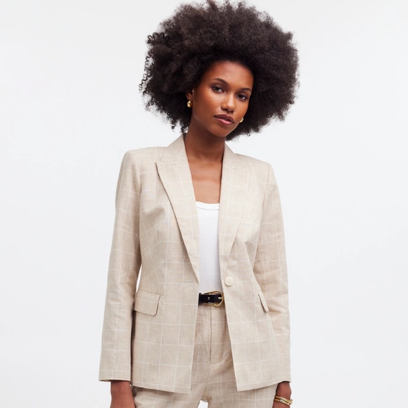 Madewell Jackets & Blazers - Madewell slim blazer plaid 4